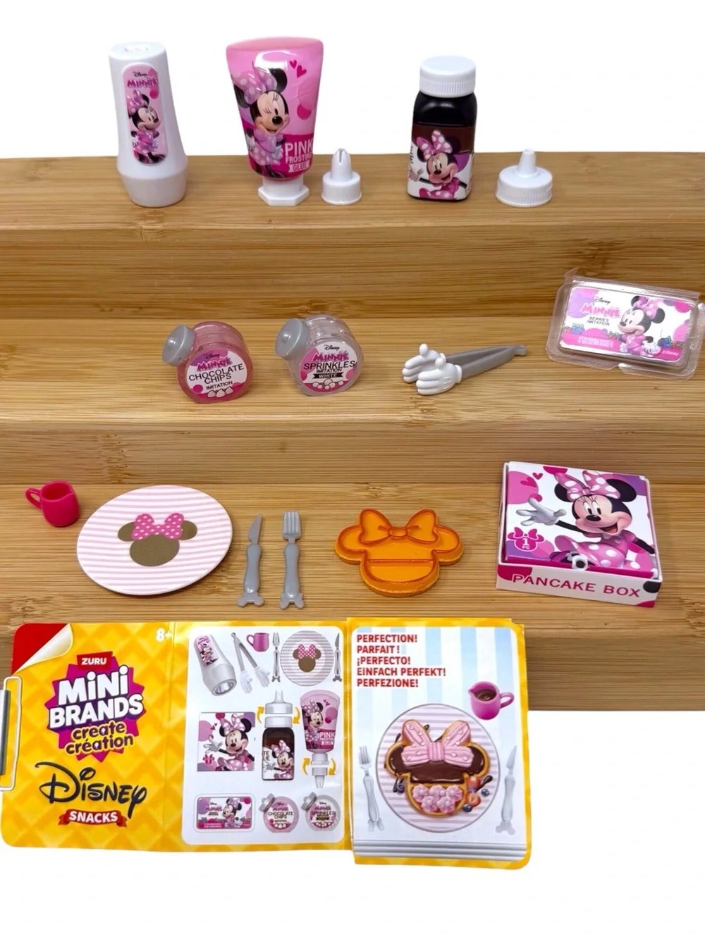 ZURU Mini Brands Create Creation Disney Snacks Minnie Mouse Pancake New Open Bal
